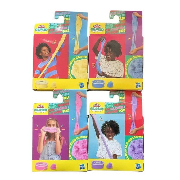 Play-doh Cloud Scented Breakfast Set Waffles French Toast Blueberry Donut - Picture 3 of 3